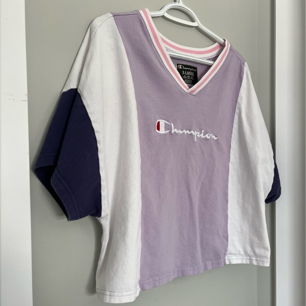 Champion Life Women's Colorblock Tee, Embroidered